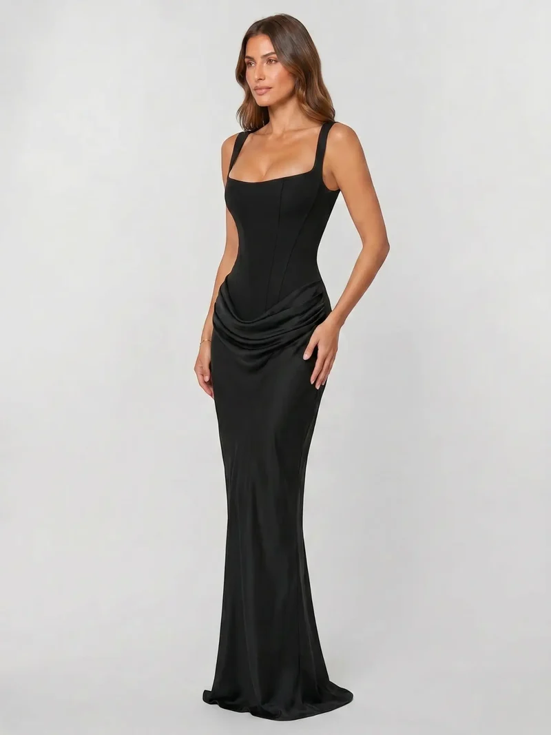 Women's Stretchy Bodycon Dress | Sleek Backless Cocktail Gown