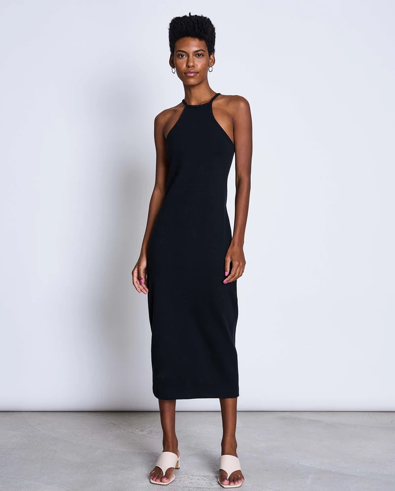 Robe midi en coton biologique