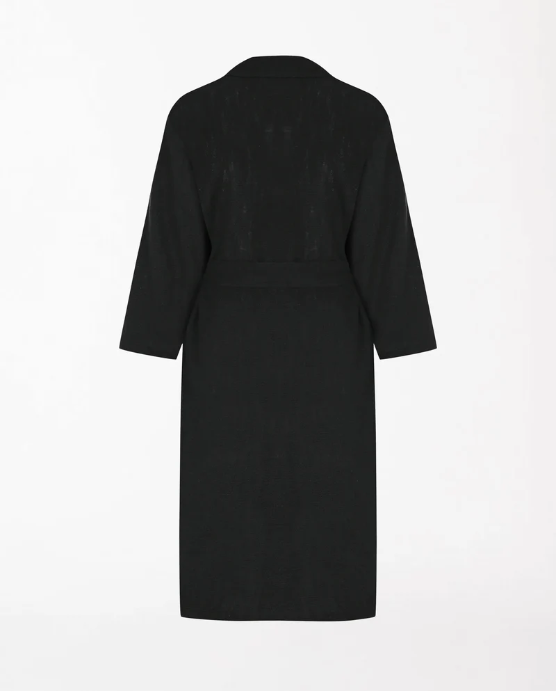 Peignoir long en coton bio