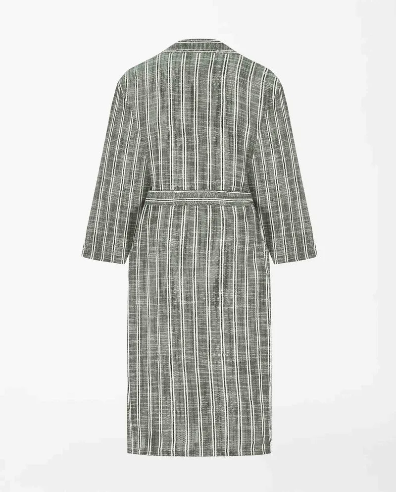 Peignoir long en coton bio