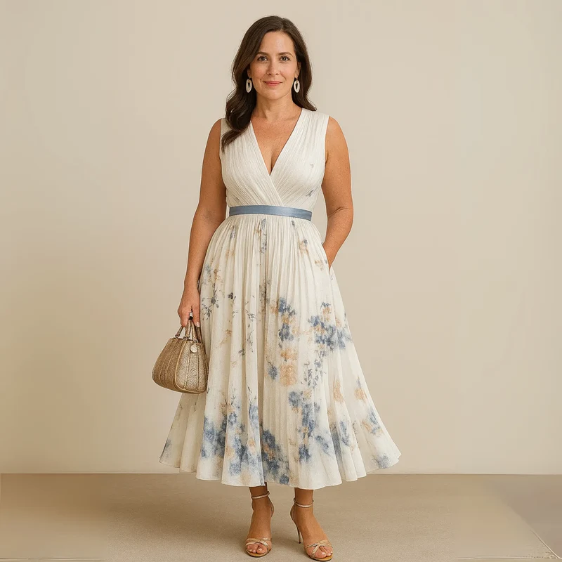 Women's Lightweight Viscose Maxi Dress | Breezy Flowy Summer Style