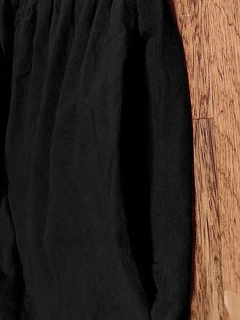 Women's Lightweight Cotton Summer Dress | Elegant Relaxed Fit with Refined Neckline