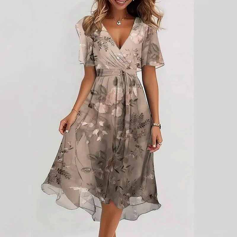 Women's Breathable Cotton Summer Dress | Flowing Lightweight Casual Outfit