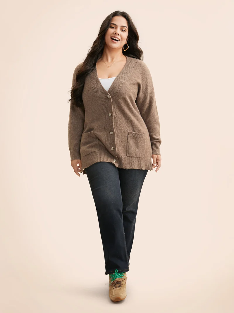 Airy Cozy V Neck Cardigan