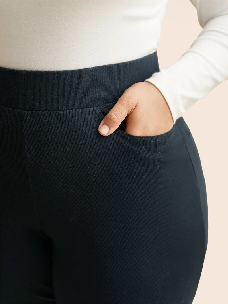 Supersoft Essentials Elastic Waist Flared Leggings