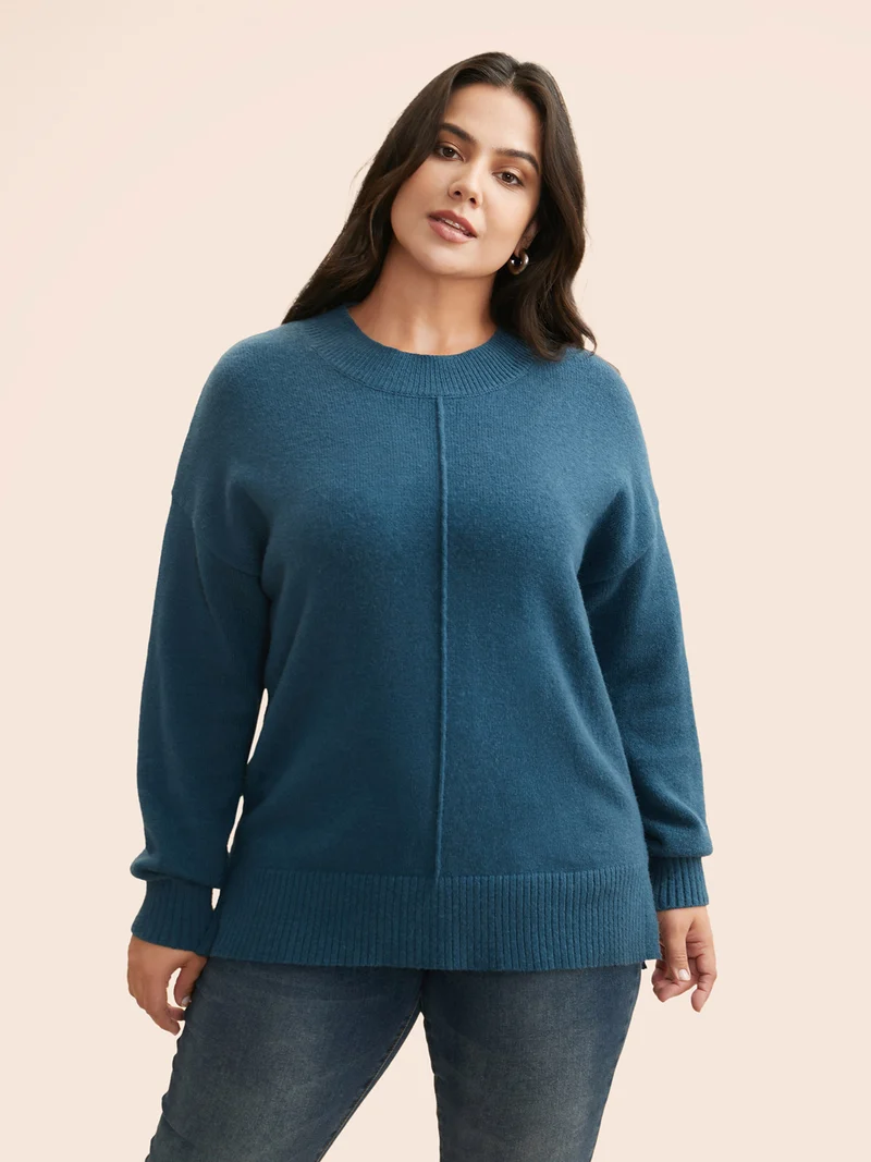 Supersoft Essentials Split Wool Pullover