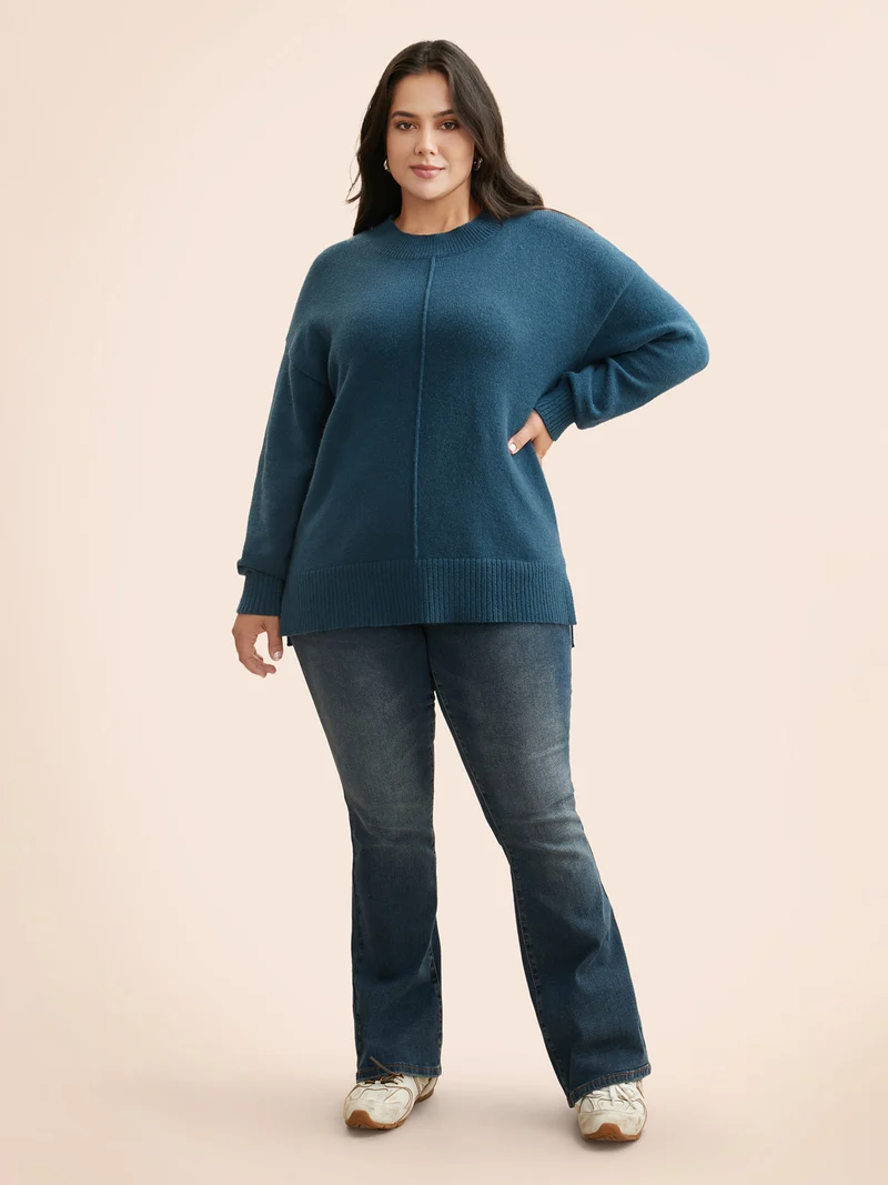 Supersoft Essentials Split Wool Pullover