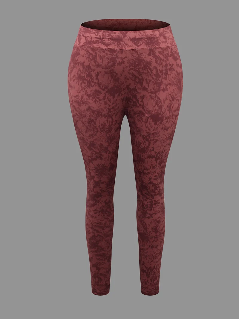Textured Mid Rise Skinny Leggings