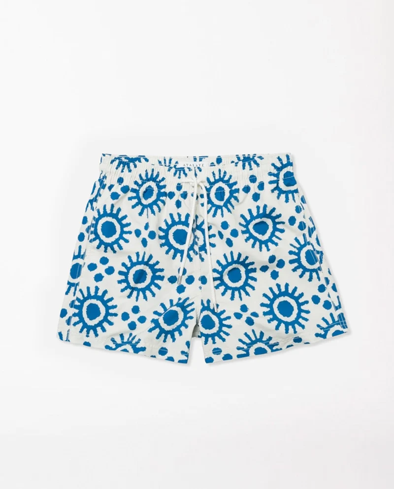Short de bain recyclé imprimé
