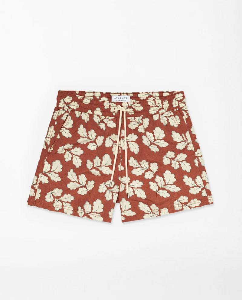 Short de bain recyclé imprimé
