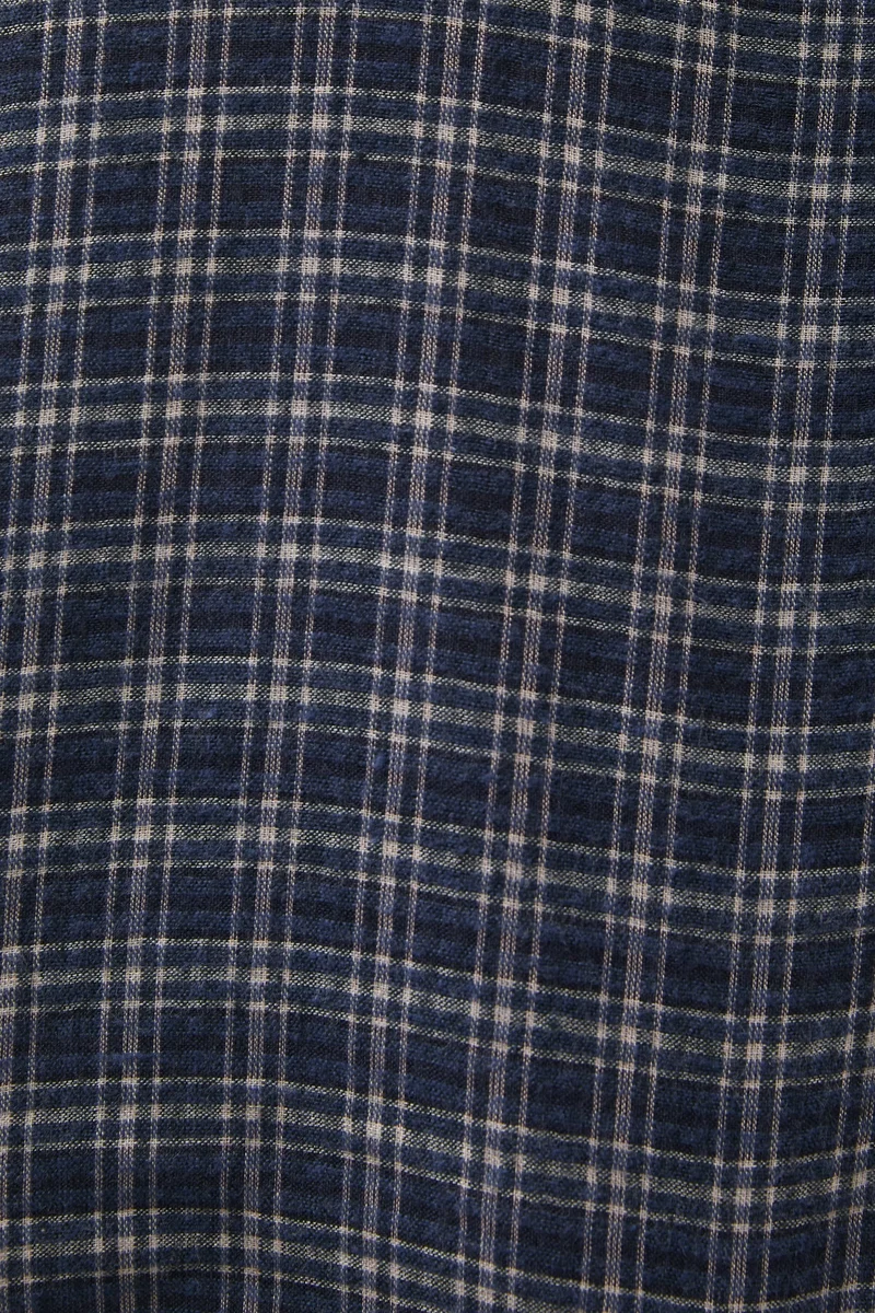 Jupe longue asymétrique à carreaux
