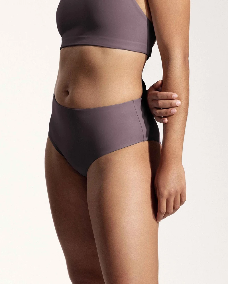 Bas de maillot taille haute recyclé