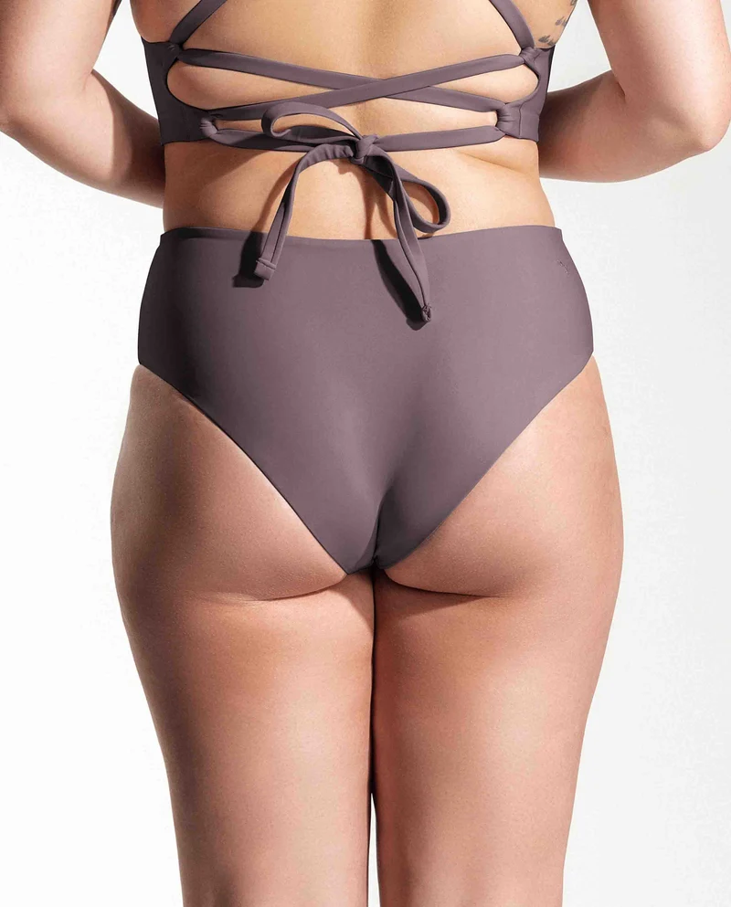 Bas de maillot taille haute recyclé
