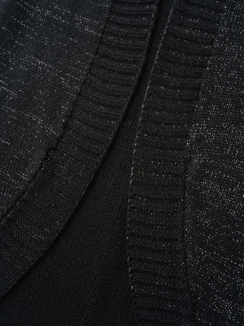 Kimono Collar Luxe Dolman Sleeve Cardigan