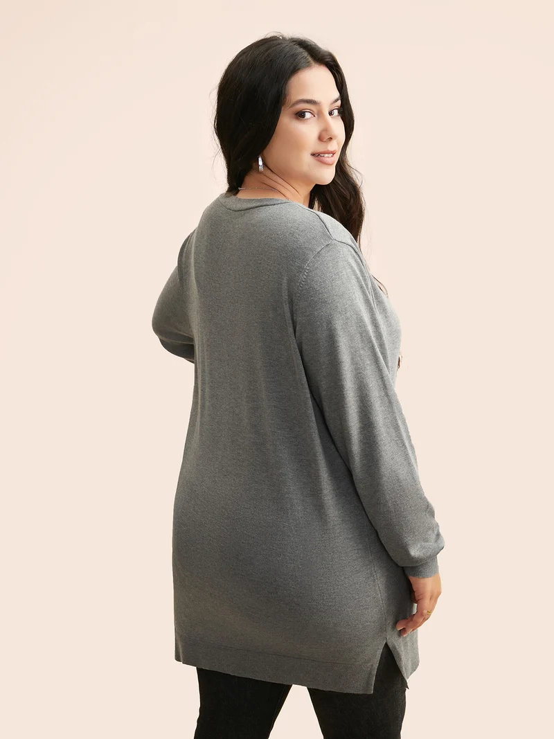 Supersoft Essentials Plain Kimono Collar Cardigan
