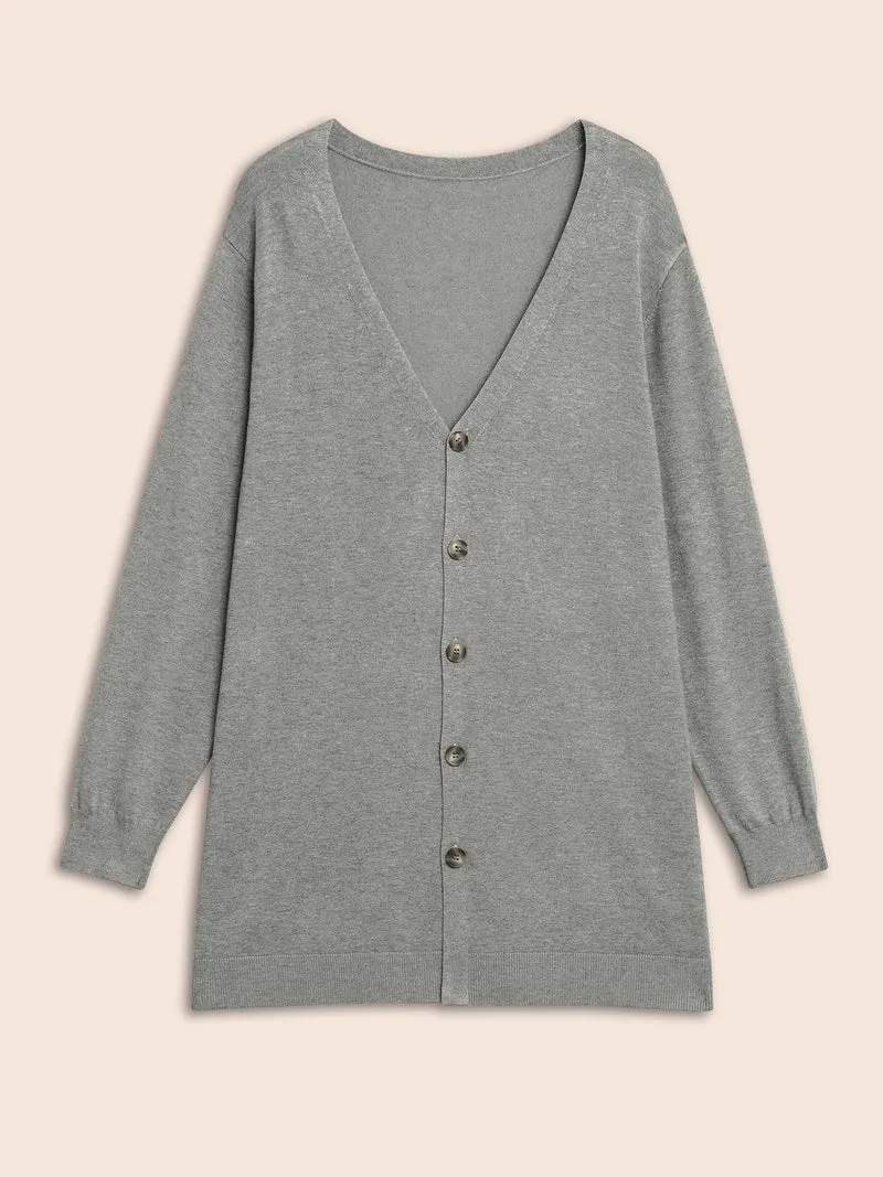 Supersoft Essentials Plain Kimono Collar Cardigan