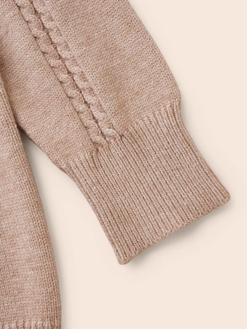Supersoft Essentials V Neck Cable Knit Pullover