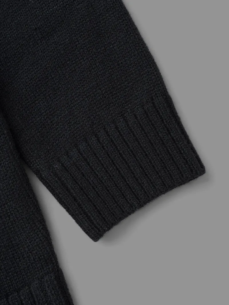 Reindeer Pockets Contrast Placket Open Cardigan
