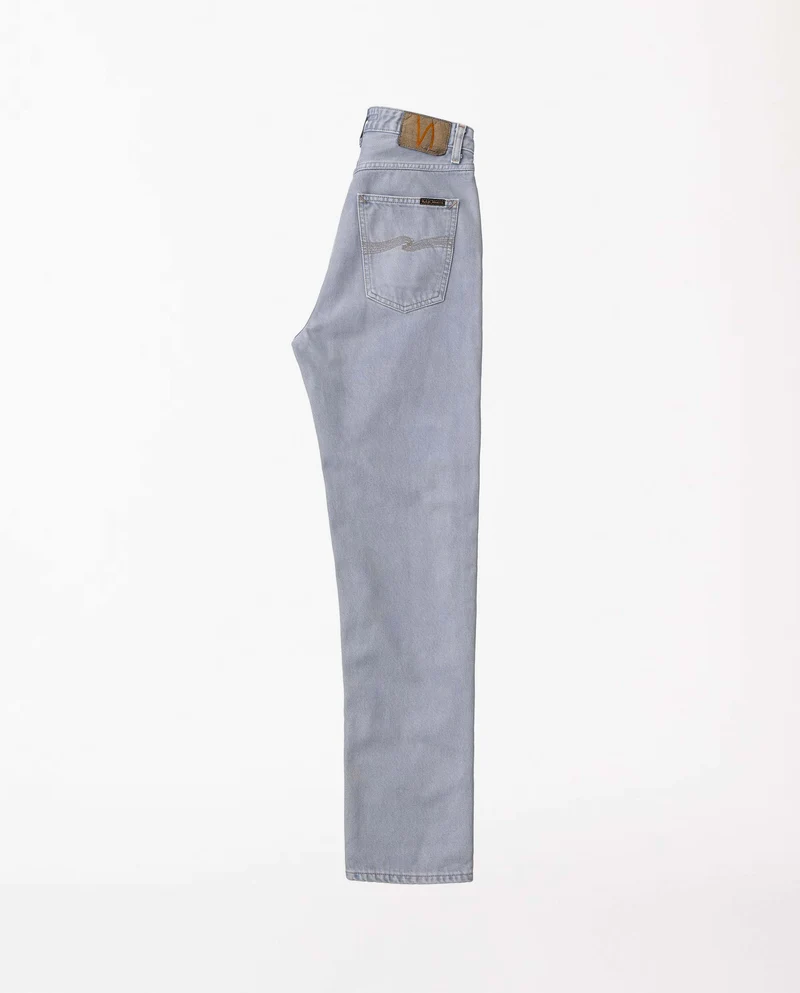 Jean droit en coton bio Lofty Lo Purple Mist