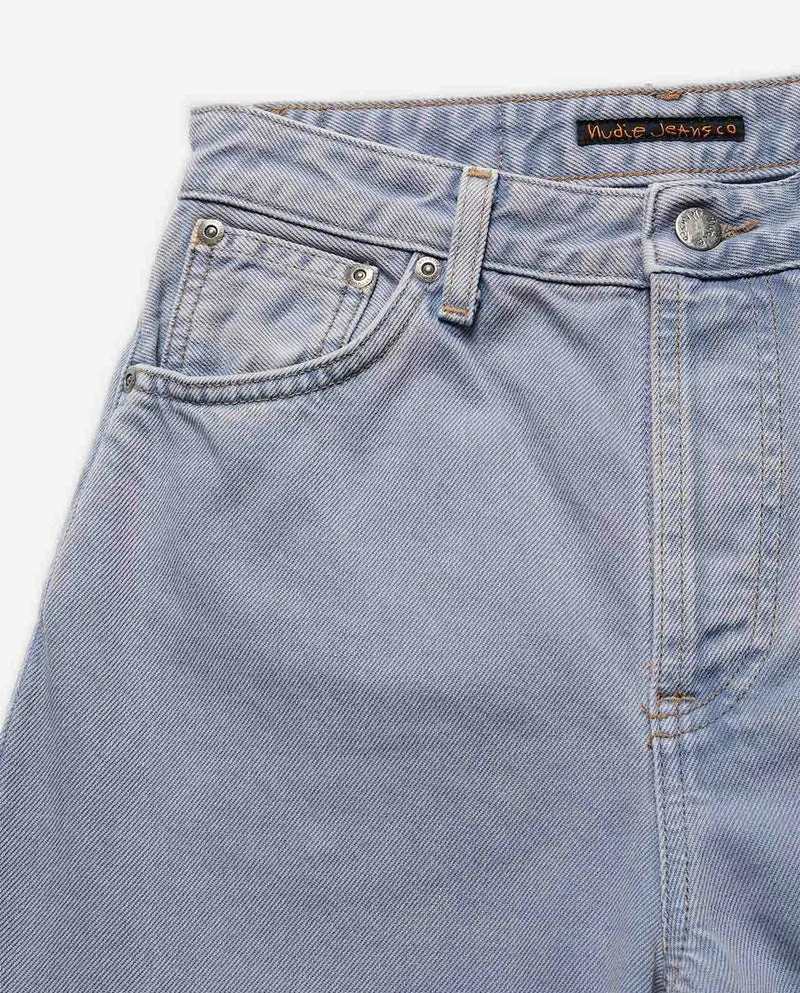 Jean droit en coton bio Lofty Lo Purple Mist