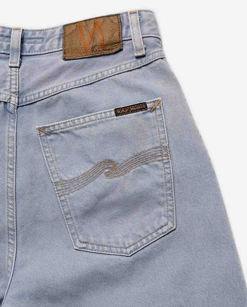 Jean droit en coton bio Lofty Lo Purple Mist