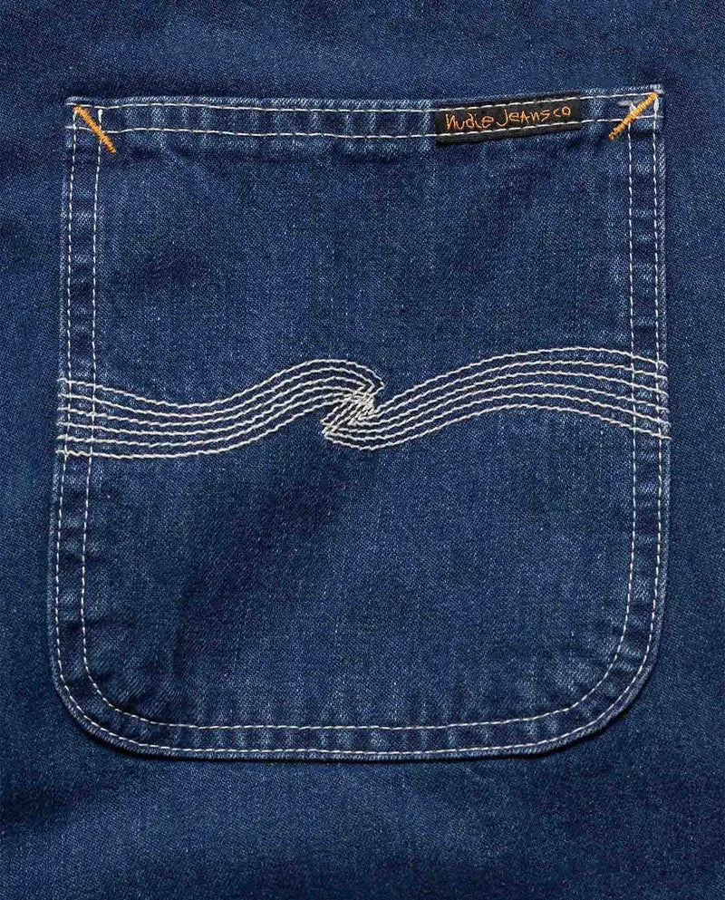 Salopette en jean biologique
