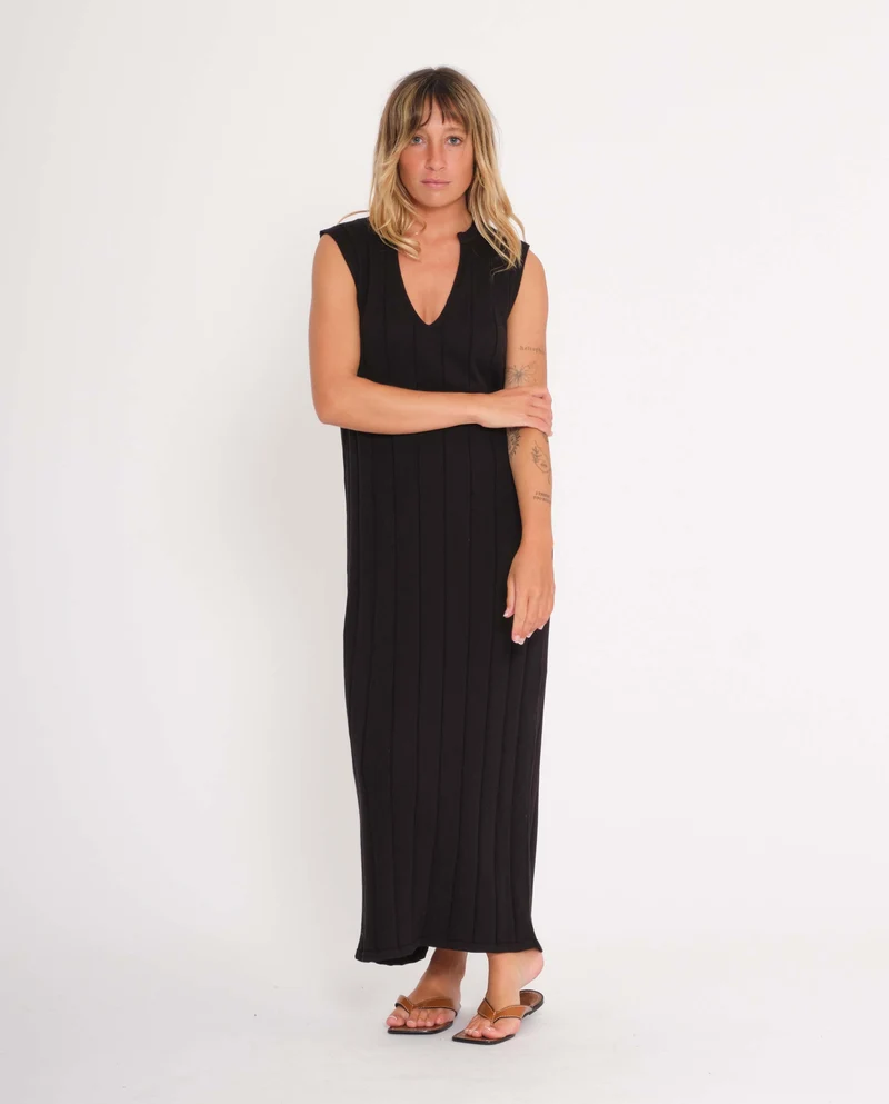 Robe longue en coton biologique