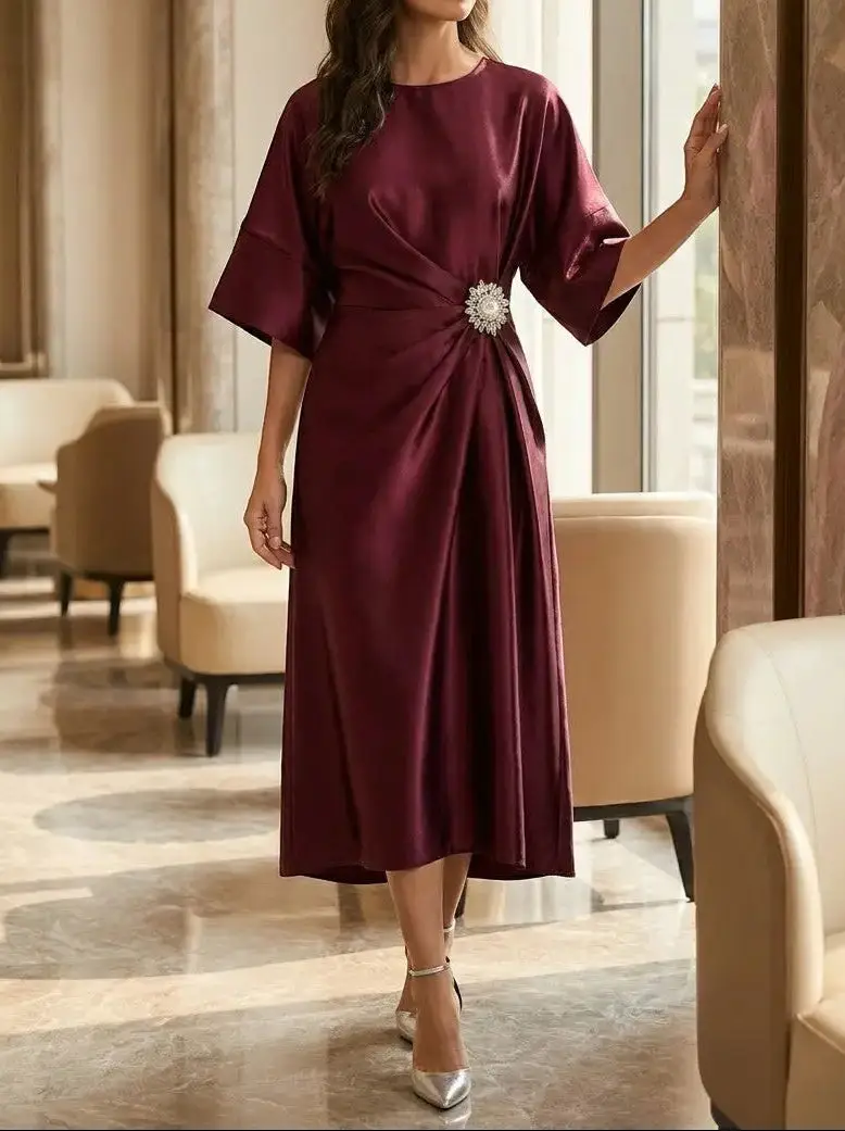 Women's Luxurious Shine Maxi Dress | Elegant Long Formal Evening Gown