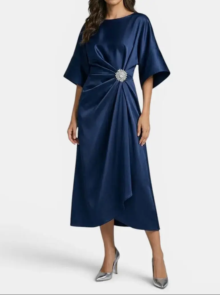 Women's Luxurious Shine Maxi Dress | Elegant Long Formal Evening Gown