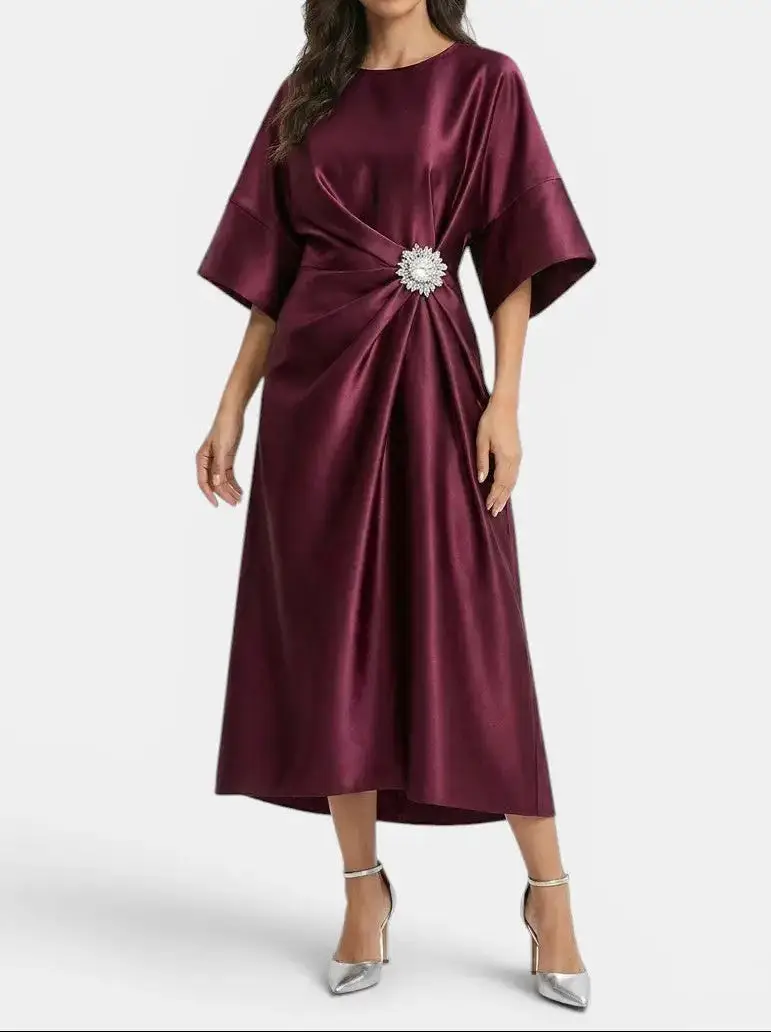 Women's Luxurious Shine Maxi Dress | Elegant Long Formal Evening Gown