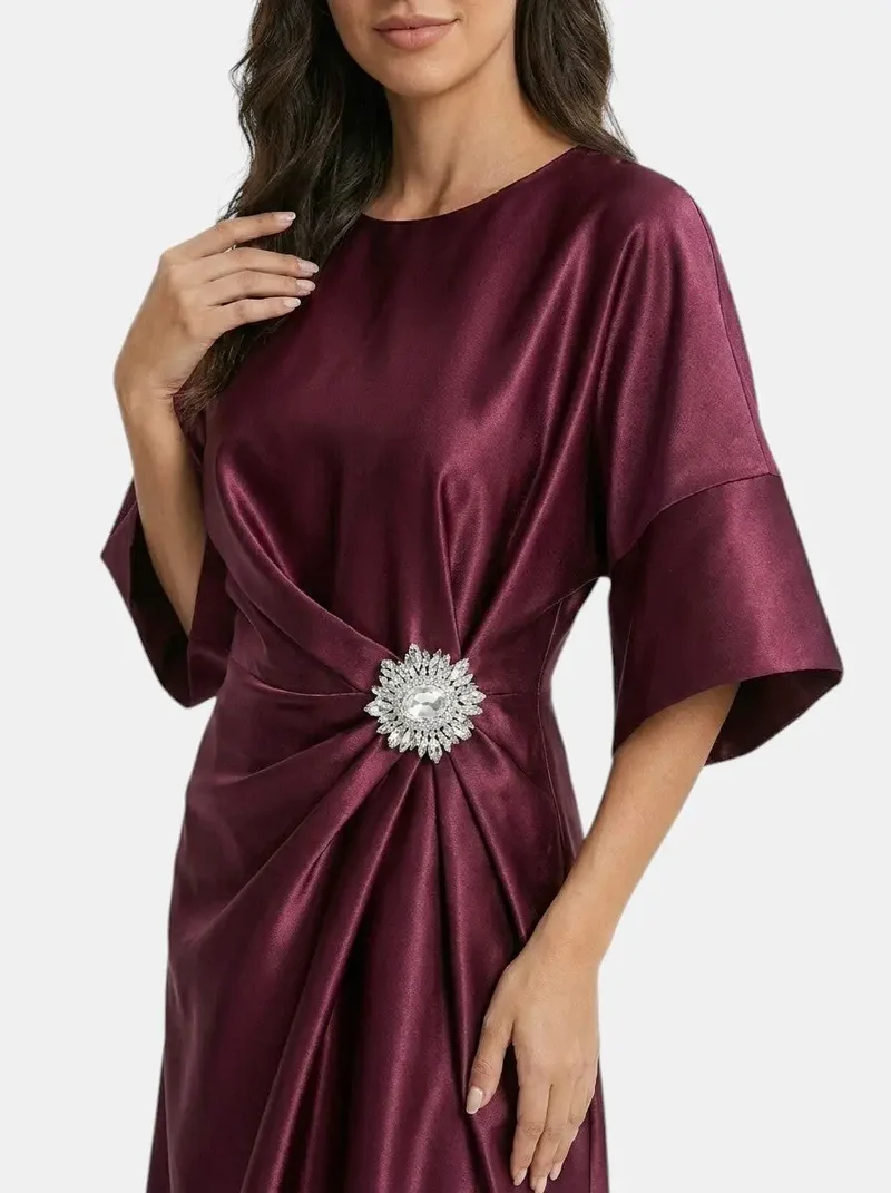Women's Luxurious Shine Maxi Dress | Elegant Long Formal Evening Gown