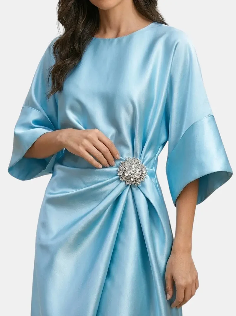 Women's Luxurious Shine Maxi Dress | Elegant Long Formal Evening Gown