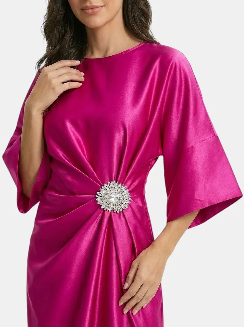 Women's Luxurious Shine Maxi Dress | Elegant Long Formal Evening Gown