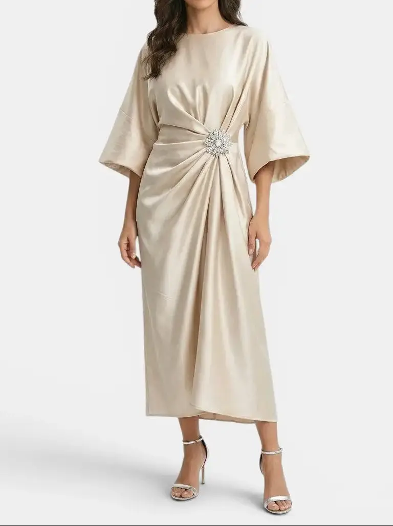 Women's Luxurious Shine Maxi Dress | Elegant Long Formal Evening Gown
