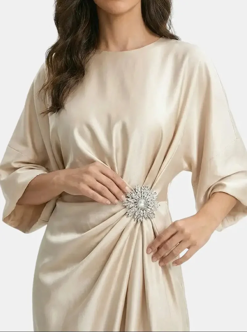 Women's Luxurious Shine Maxi Dress | Elegant Long Formal Evening Gown