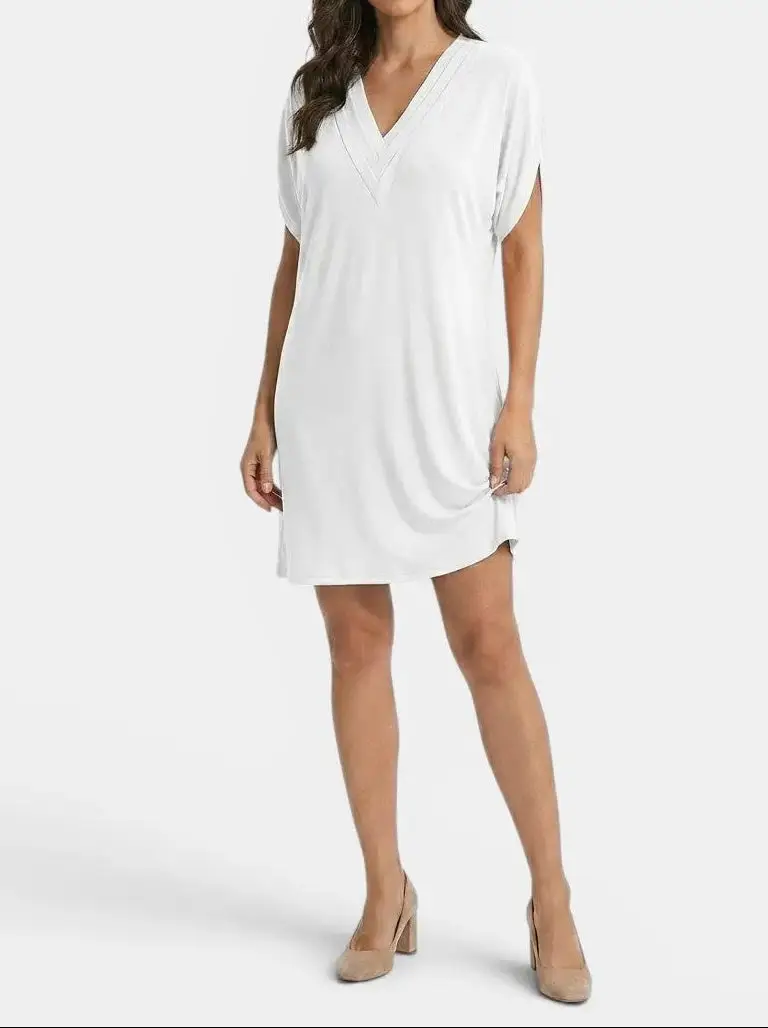 Women's Flowy Fabric Maxi Dress | Elegant Tummy-Hiding Summer Dress