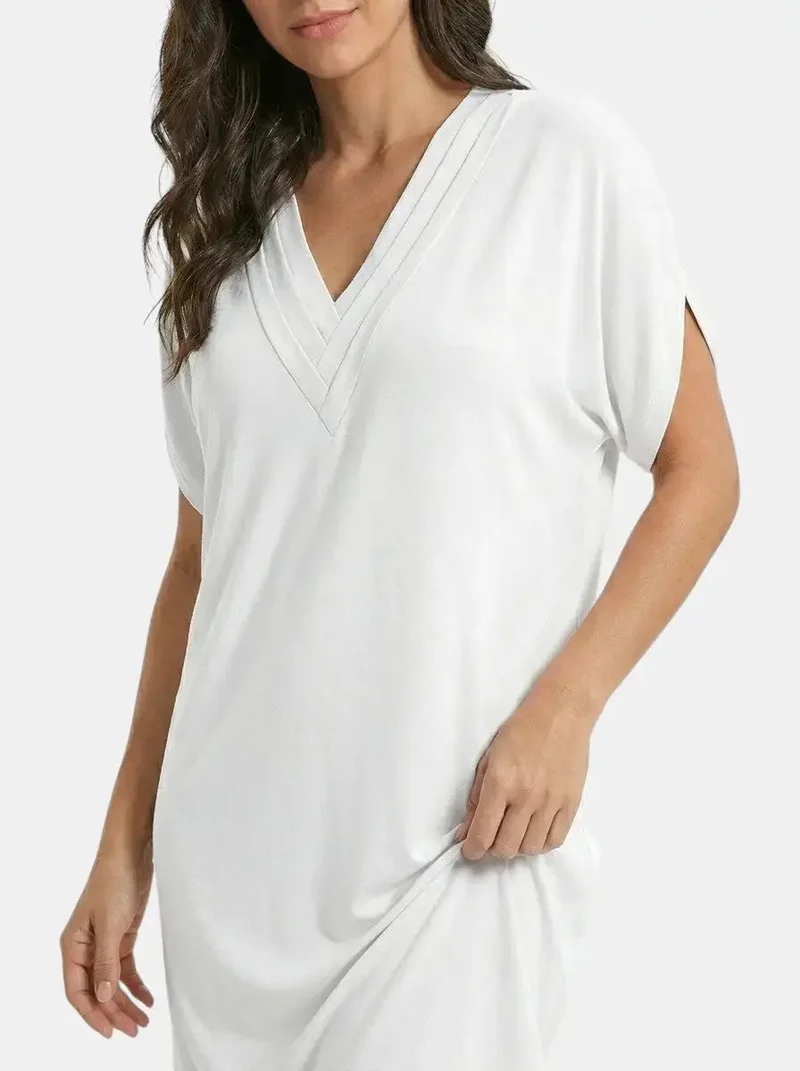 Women's Flowy Fabric Maxi Dress | Elegant Tummy-Hiding Summer Dress