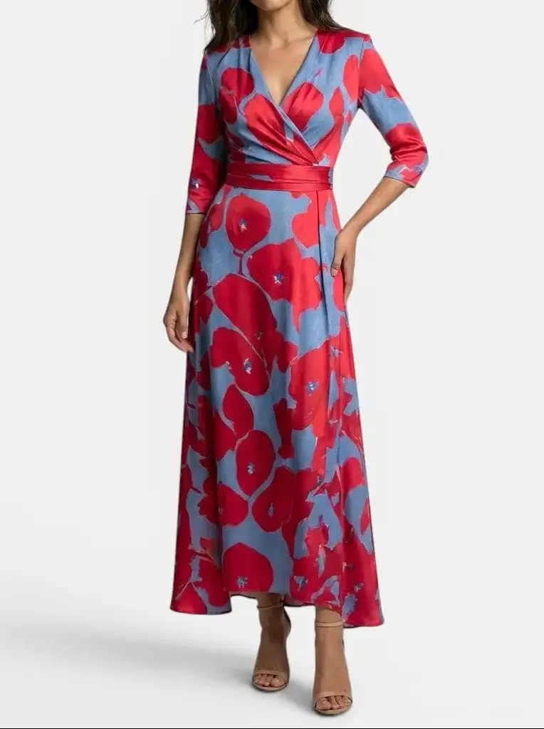 Women's Elegant Fabric Maxi Dress | Graceful Timeless Evening Wear