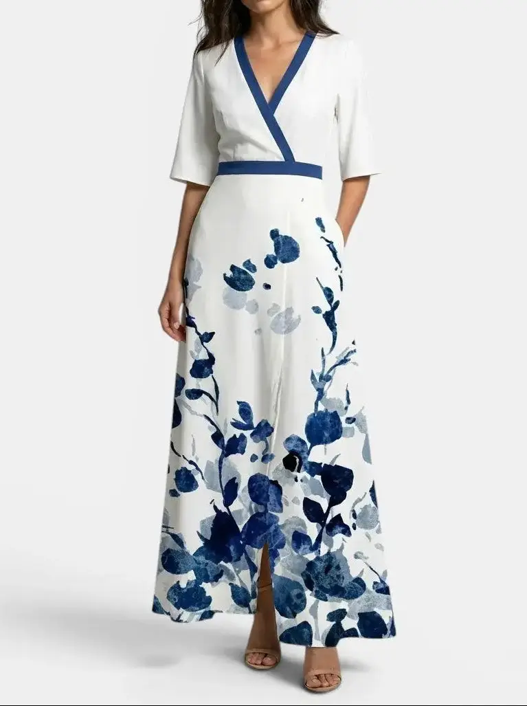 Women's Elegant Fabric Maxi Dress | Graceful Timeless Evening Wear