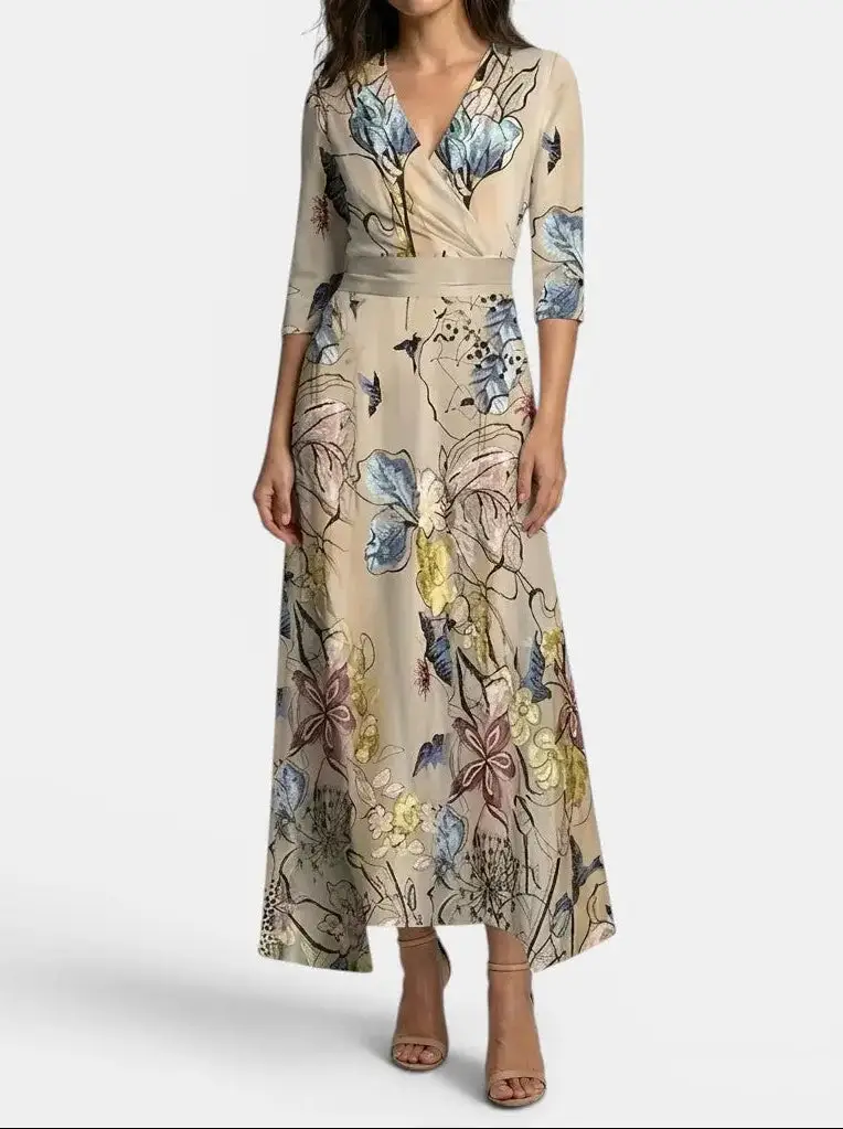 Women's Elegant Fabric Maxi Dress | Graceful Timeless Evening Wear