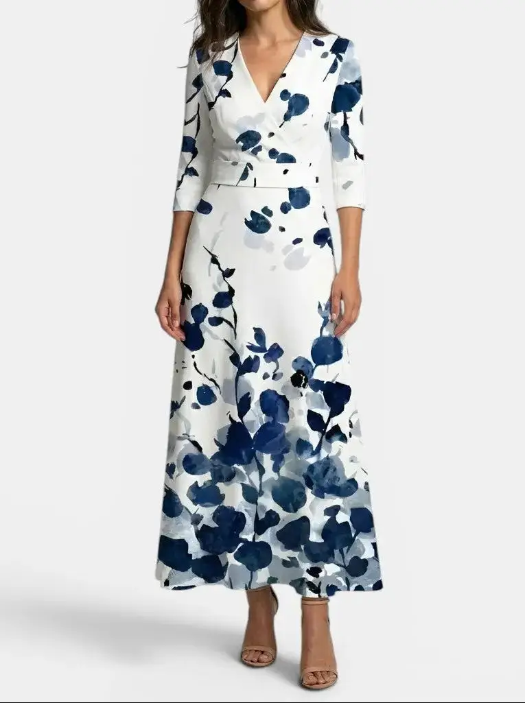 Women's Elegant Fabric Maxi Dress | Graceful Timeless Evening Wear