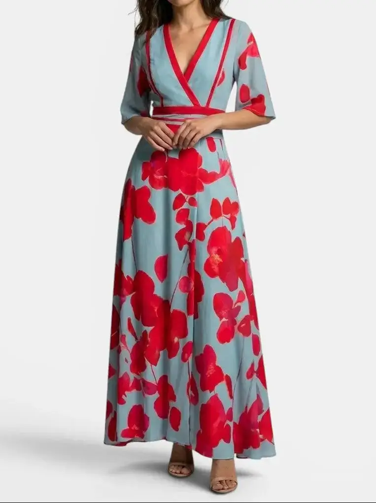 Women's Elegant Fabric Maxi Dress | Graceful Timeless Evening Wear