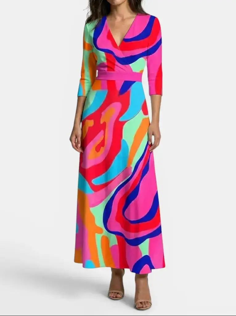 Women's Elegant Fabric Maxi Dress | Graceful Timeless Evening Wear
