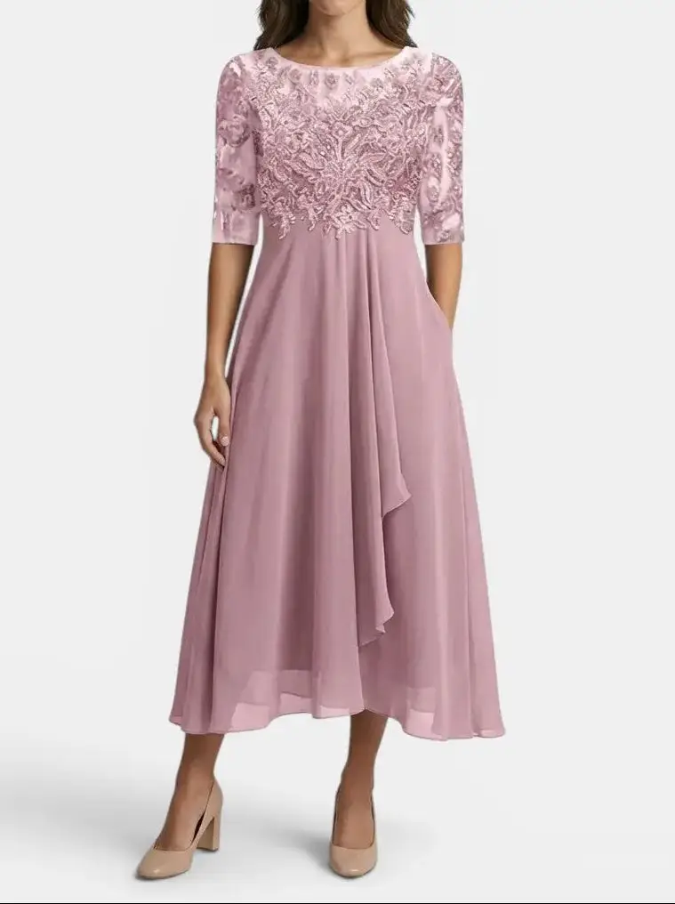 Women's Elegant Lace Dress | Timeless White Cocktail Dress for Special Occasions