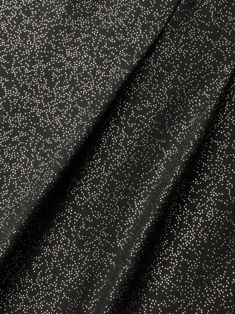 Sequin Knit Elastic Waist Holiday Pants