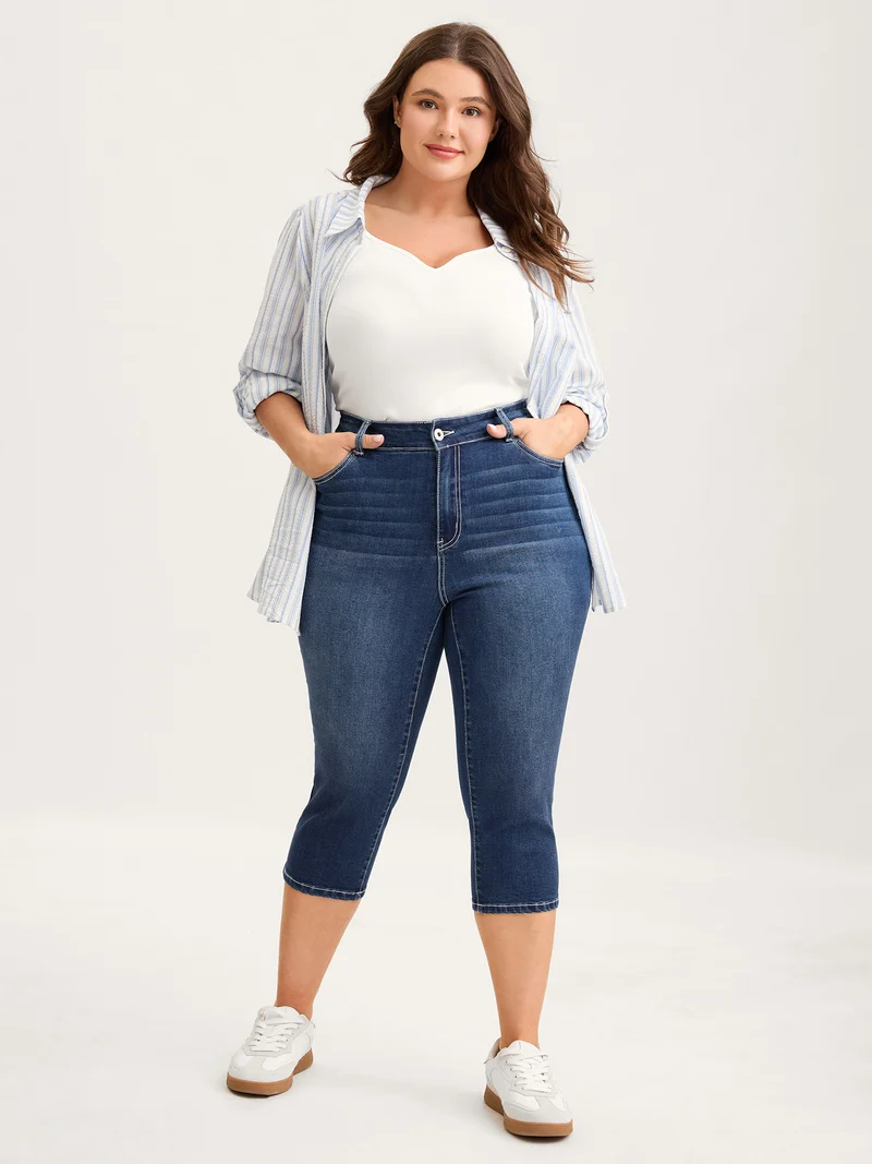 Stretchy Booty-Lifting Skinny-Fit Jeans
