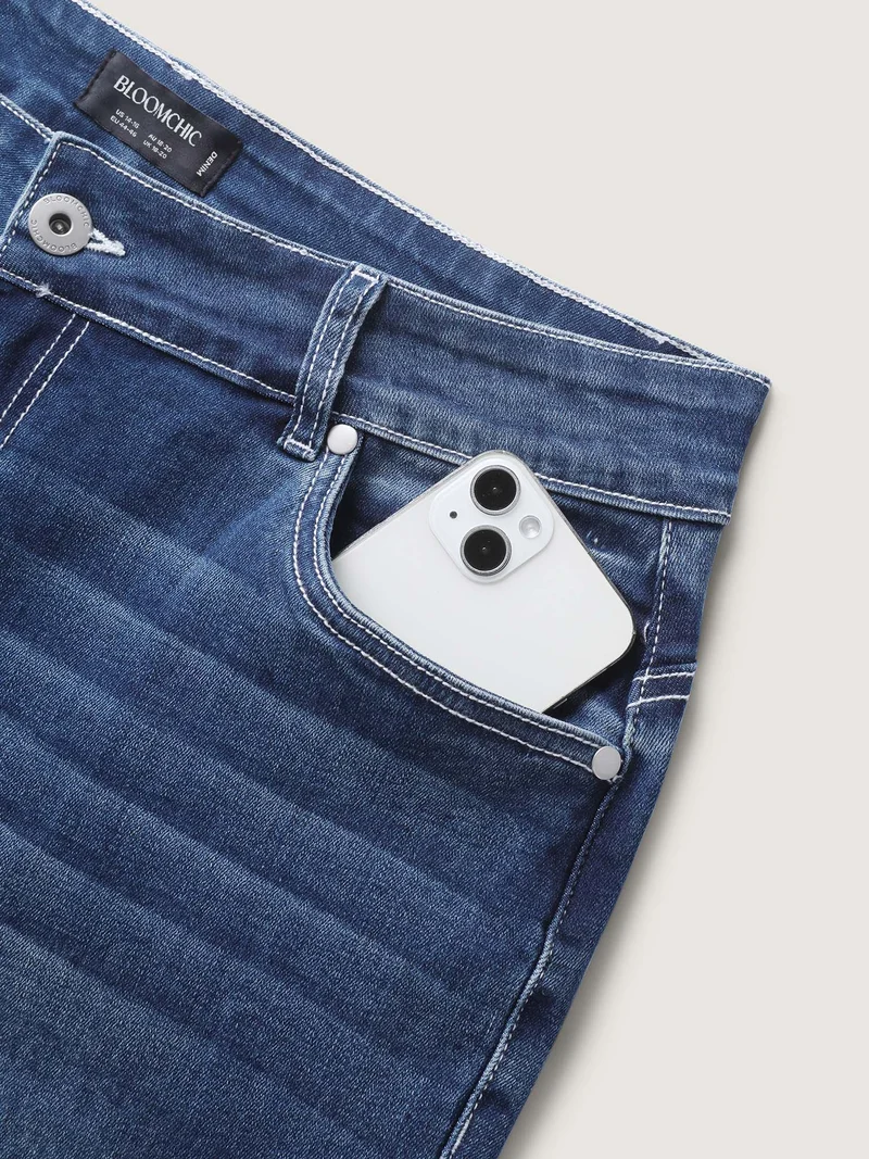 Stretchy Booty-Lifting Skinny-Fit Jeans