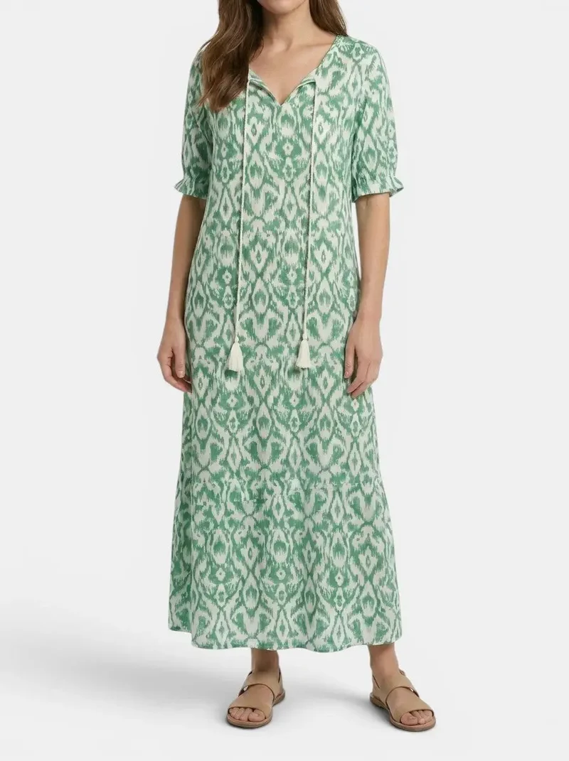 Women's Light Airy Fabric Maxi Dress | Flattering Bohemian Summer Dress