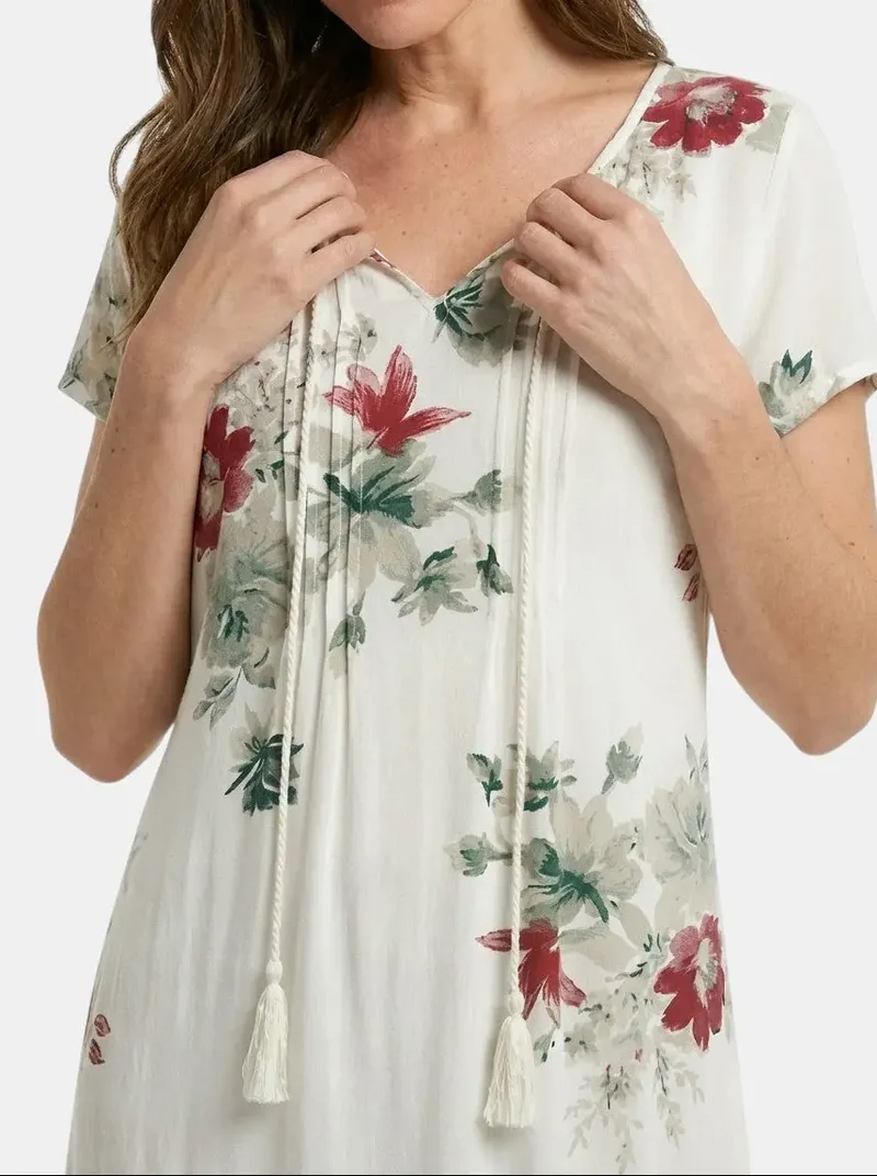 Women's Light Airy Fabric Maxi Dress | Flattering Bohemian Summer Dress