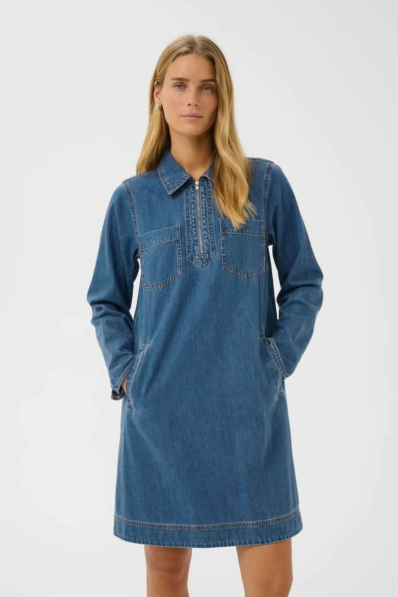Robe en denim